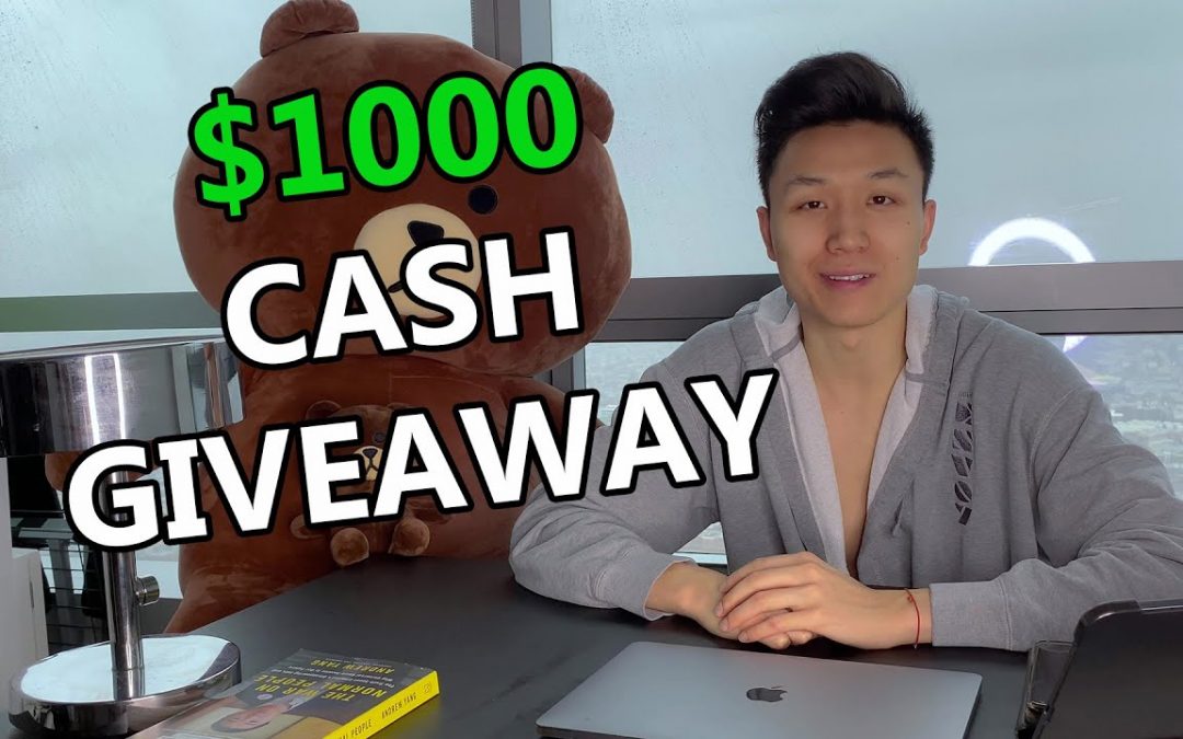 $1,000 CASH GIVEAWAY (EVERY MONTH!)
