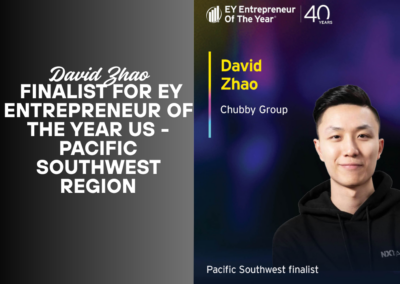 David Zhao Named Finalist for EY Entrepreneur of the Year US – Pacific Southwest Region