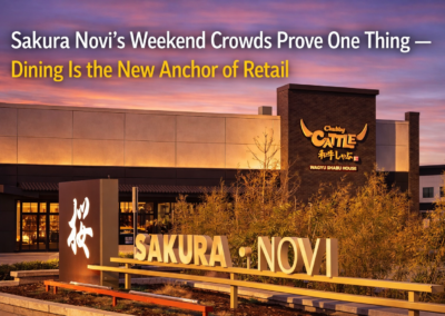 Sakura Novi’s Weekend Crowds Prove One Thing — Dining Is the New Anchor of Retail
