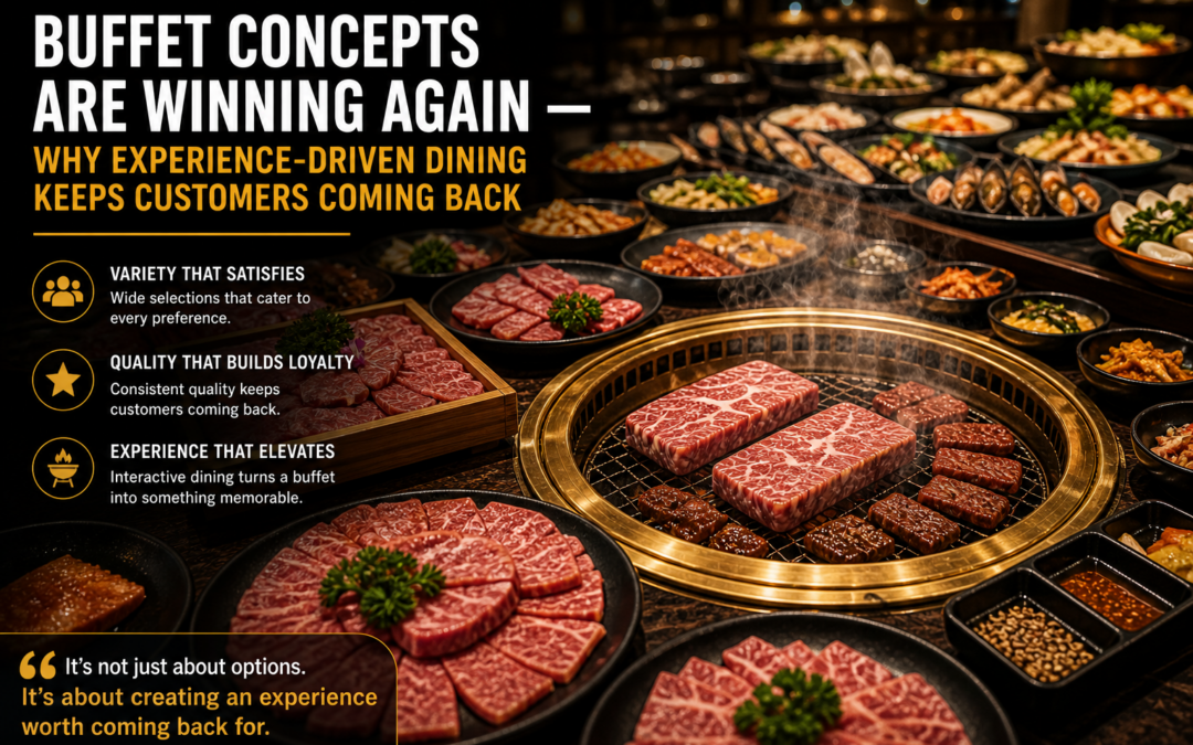 Buffet Concepts Are Winning Again — Why Experience-Driven Dining Keeps Customers Coming Back